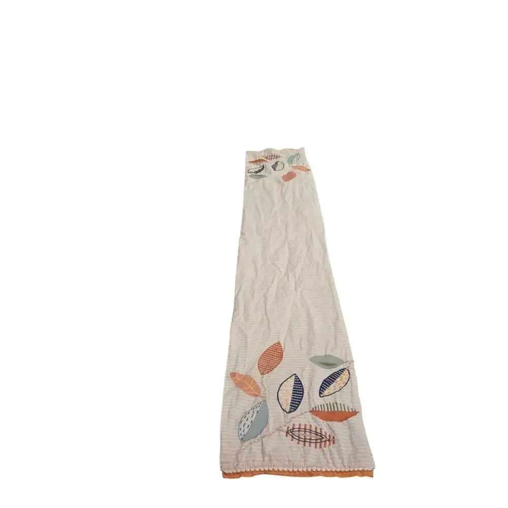 Pier 1 Imports Embroidered Leaves Table Runner 12